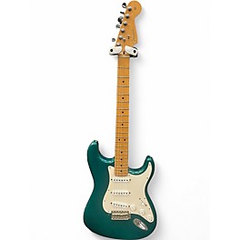 Used 2002 Fender Highway One Stratocaster TEAL GREEN TRANSPARENT Solid Body Electric Guitar