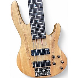 Used 2015 ESP LTD B206SM 6 String Worn Natural Electric Bass Guitar