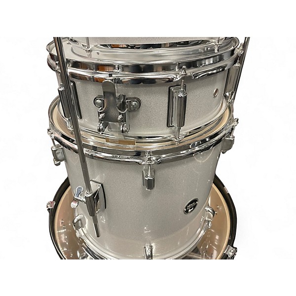 Used PDP by DW 5 Piece CENTER STAGE Silver Sparkle Drum Kit