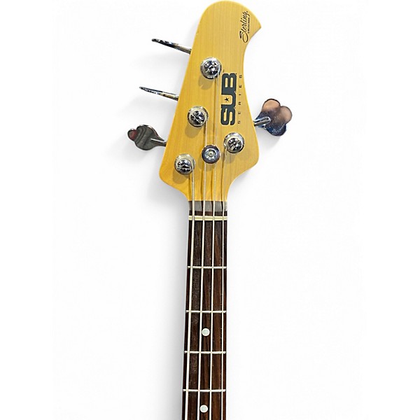 Used Sterling by Music Man Sub 4 Black Electric Bass Guitar