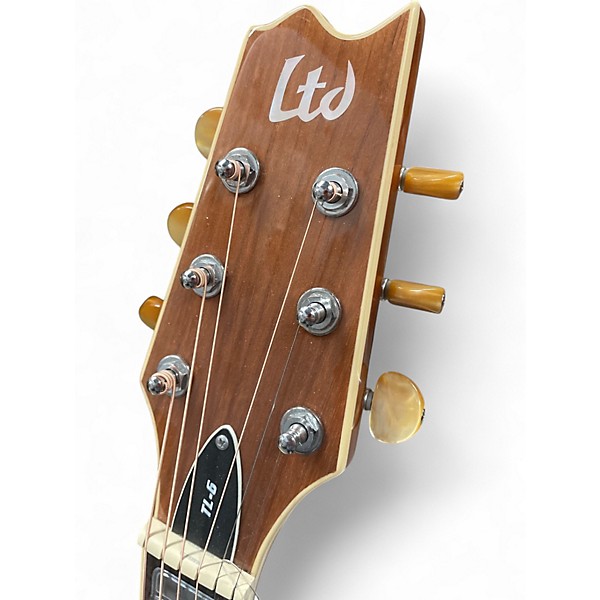 Used ESP LTD TL6 Wine Red Acoustic Electric Guitar