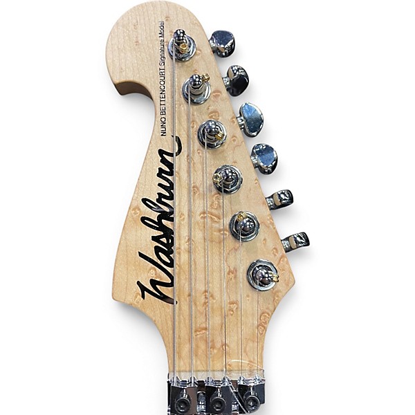Used Washburn Nuno Bettencourt Signature N4 USA Natural Solid Body Electric Guitar