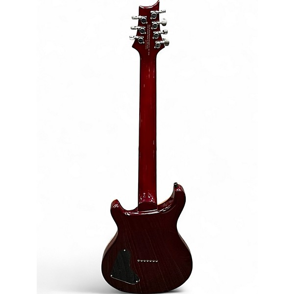 Used PRS SVN Trans Crimson Red Solid Body Electric Guitar