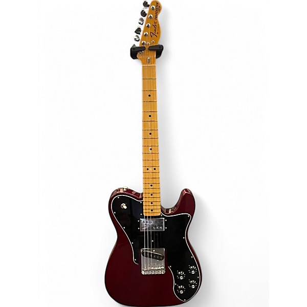 Used Fender AMERCAN VINTAGE II TELECASTER CUSTOM Wine Red Solid Body Electric Guitar,Specials : American Fashion Style Bags On Sale