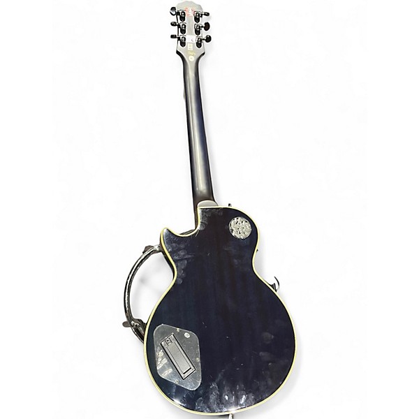 Used 2014 Epiphone Les Paul Prophecy Custom EX Baltic Blue Solid Body Electric Guitar