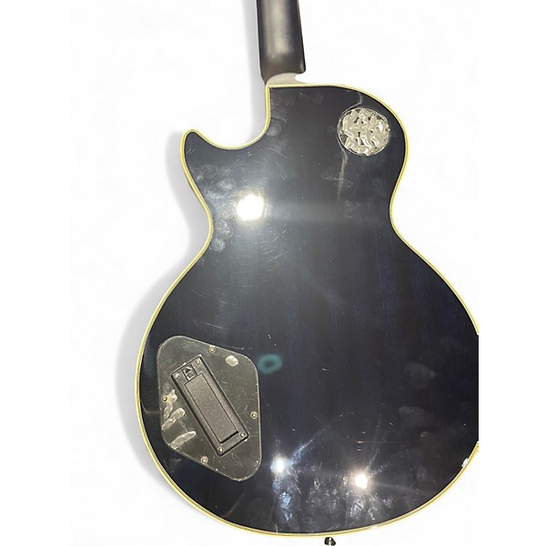 Used 2014 Epiphone Les Paul Prophecy Custom EX Baltic Blue Solid Body Electric Guitar