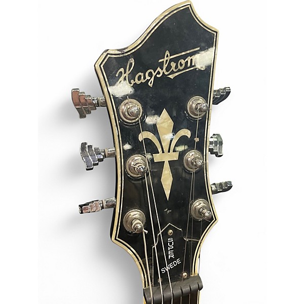 Used Hagstrom Super Swede 3 Tone Sunburst Solid Body Electric Guitar