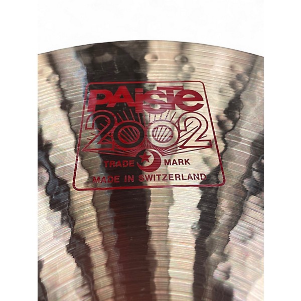 Used Paiste 20in 2002 Ride Cymbal
