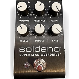 Used Soldano SUPER LEAD OVERDRIVE BLACK VERSION Effect Pedal