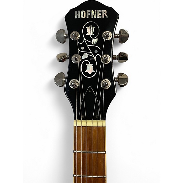 Used Hofner Colorama Red Solid Body Electric Guitar