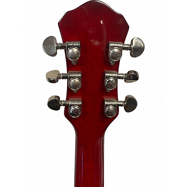Used Hofner Colorama Red Solid Body Electric Guitar
