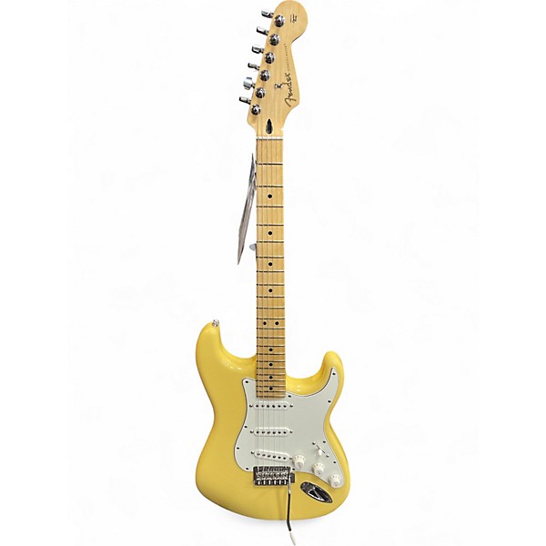 Used Fender Player Stratocaster Vintage Yellow Solid Body Electric Guitar,Specials : American Fashion Style Bags On Sale