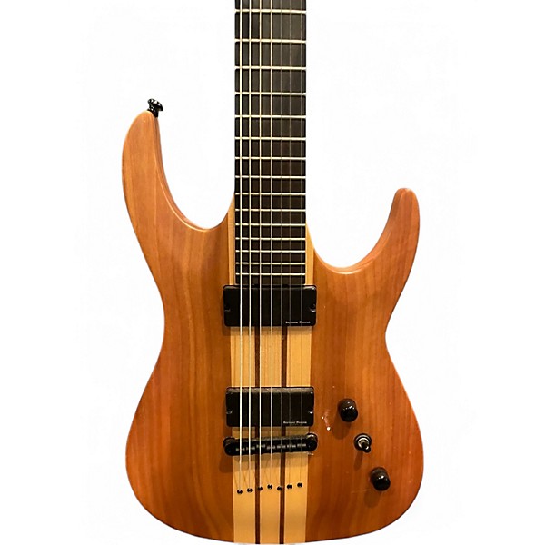 Used Agile Septor Elite 728 Natural Solid Body Electric Guitar