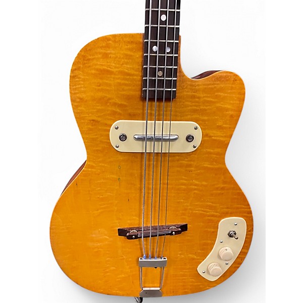 Used Kay JIMMY REED BASS Antique Natural Electric Bass Guitar