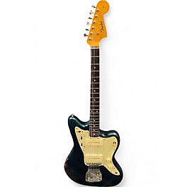 Vintage 1960s Fender JAZZMASTER 61 refin body/electronics, 63 neck Tidepool Blue Heavy relic Solid Body Electric Guitar