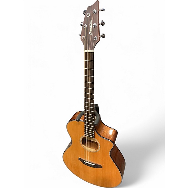Used Breedlove Pursuit Concert CE Natural Acoustic Electric Guitar
