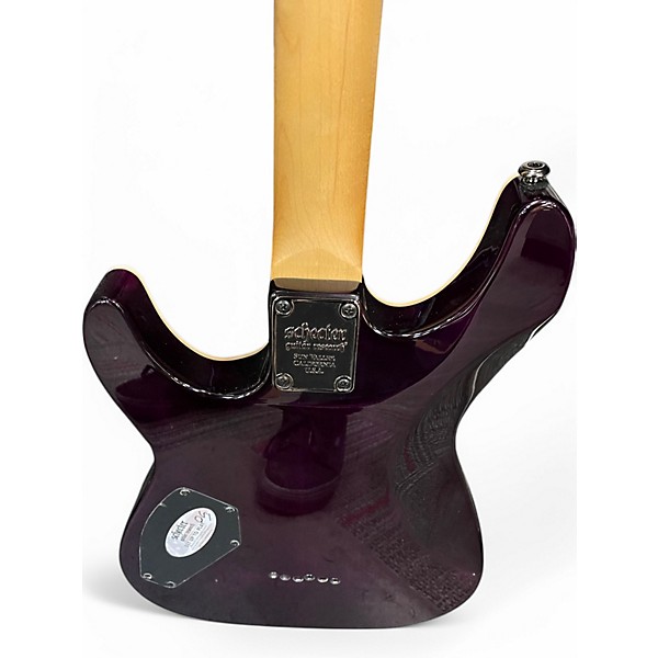 Used Schecter Guitar Research Omen Extreme 6 MAGENTA BURST Solid Body Electric Guitar