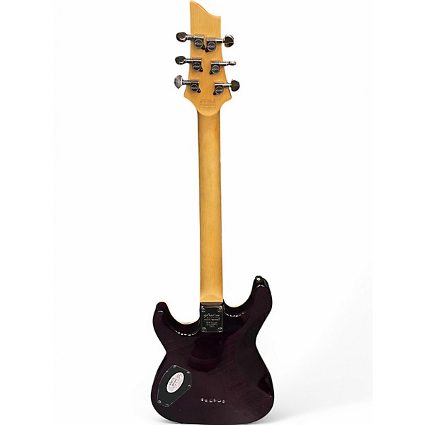 Used Schecter Guitar Research Omen Extreme 6 MAGENTA BURST Solid Body Electric Guitar