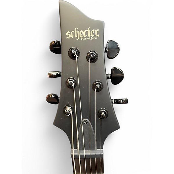 Used Schecter Guitar Research C1 Platinum Black Solid Body Electric Guitar
