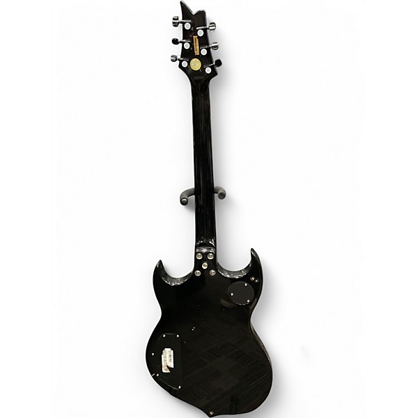 Used Silvertone PAUL STANLEY BLACK Solid Body Electric Guitar