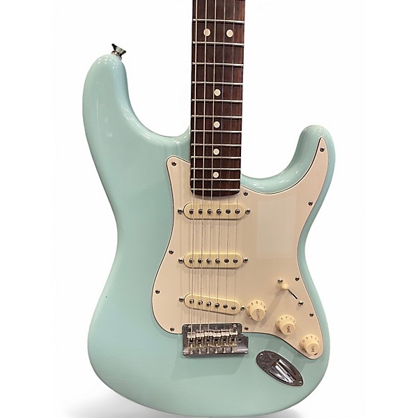 Used 2017 Fender American Professional Stratocaster with Rosewood Neck Daphne Blue Solid Body Electric Guitar