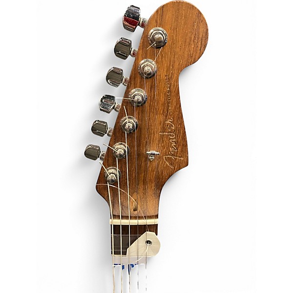 Used 2017 Fender American Professional Stratocaster with Rosewood Neck Daphne Blue Solid Body Electric Guitar