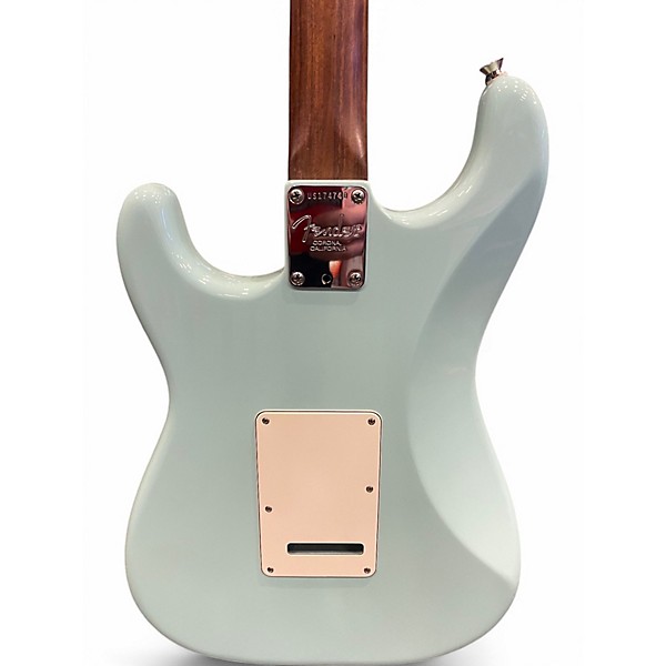 Used 2017 Fender American Professional Stratocaster with Rosewood Neck Daphne Blue Solid Body Electric Guitar