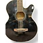 Used Ibanez AEB5E Black Acoustic Bass Guitar