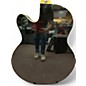 Used Ibanez AEB5E Black Acoustic Bass Guitar