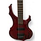 Used ESP EDWARDS ET98FR Red Electric Bass Guitar