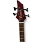 Used ESP EDWARDS ET98FR Red Electric Bass Guitar
