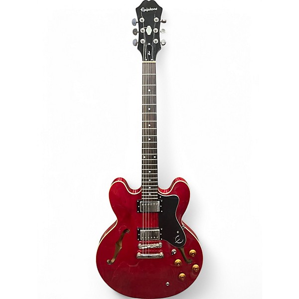 Used Epiphone Used 2013 Epiphone Dot Cherry Hollow Body Used Epiphone Used 2013 Epiphone Dot Cherry Hollow Body