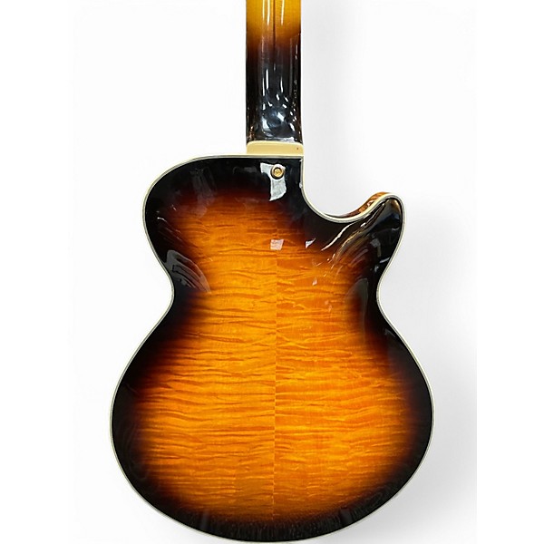 Used D'Angelico EX 4 String 2 Tone Sunburst Electric Bass Guitar