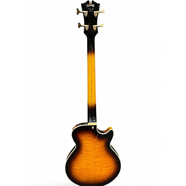 Used D'Angelico EX 4 String 2 Tone Sunburst Electric Bass Guitar