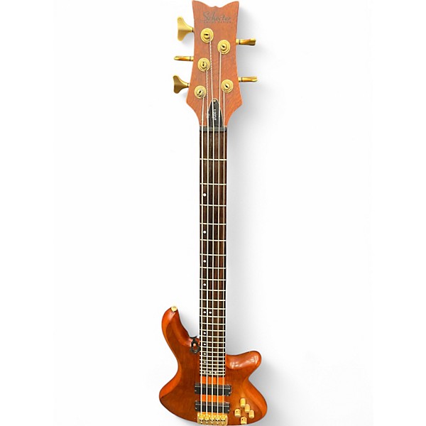 Used Schecter Guitar Research Stiletto Studio 5 String Worn Natural Electric Bass Guitar,New Products : American Fashion Style Bags On Sale
