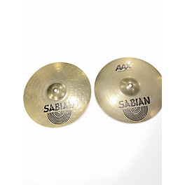 Used SABIAN 14in AAX Stage Hi Hat Pair Cymbal