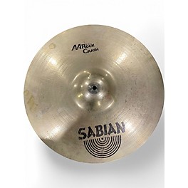 Used SABIAN 18in AA Rock Crash Brilliant Cymbal