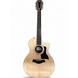 Used Taylor 254CE Natural 12 String Acoustic Electric Guitar