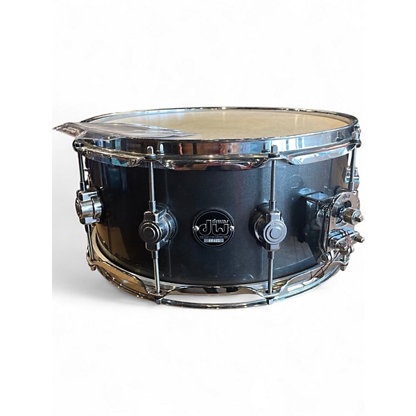 Used DW 14X6.5 Performance Series Snare Silver Sparkle Drum