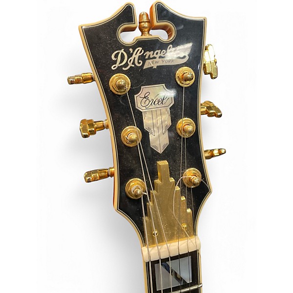 Used D'Angelico EXCEL MINI DC Vintage Natural Hollow Body Electric Guitar