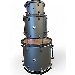 Used SJC Drums 3 Piece Pathfinder Flat Black Drum Kit