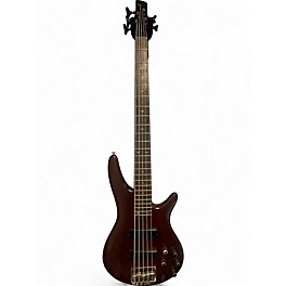 Used Ibanez SR505 5 String Walnut Electric Bass Guitar