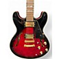 Used Samick ARTIST SERIES EDITION Crimson Red Trans Hollow Body Electric Guitar