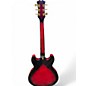 Used Samick ARTIST SERIES EDITION Crimson Red Trans Hollow Body Electric Guitar