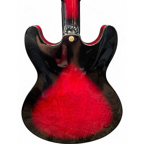 Used Samick ARTIST SERIES EDITION Crimson Red Trans Hollow Body Electric Guitar
