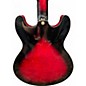 Used Samick ARTIST SERIES EDITION Crimson Red Trans Hollow Body Electric Guitar