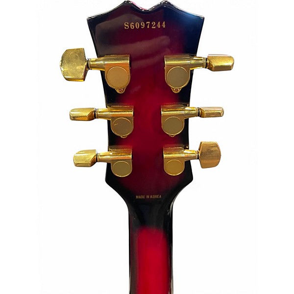 Used Samick ARTIST SERIES EDITION Crimson Red Trans Hollow Body Electric Guitar