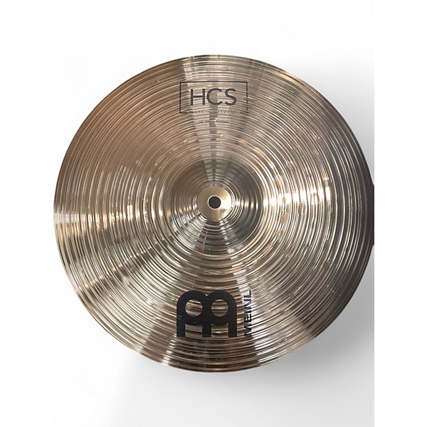Used MEINL 14in HCS Hi Hat Pair Cymbal