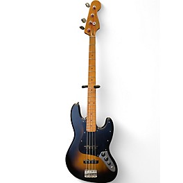 Used Squier 40th Anniversary Vintage Edition Jazz Bass Satin Sunburst Electric Bass Guitar