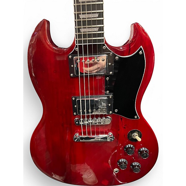 Used J. Robert SG STTYLE Red Solid Body Electric Guitar